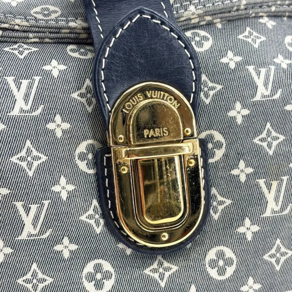 Louis Vuitton Monogram Mini Lean Marjorie Shoulder Bag Blue
